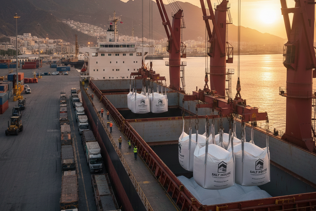 global export logistics for mineral salt supply